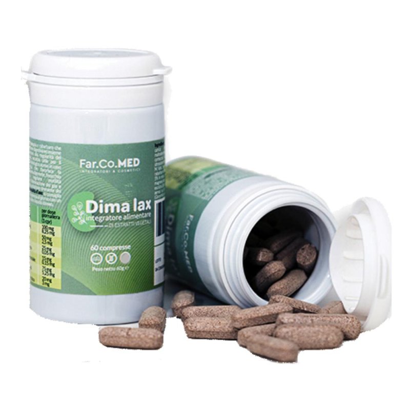 Dimalax 60 Compresse Integratore Alimentare Lassativo per Regolarità e Benessere del Transito Intestinale