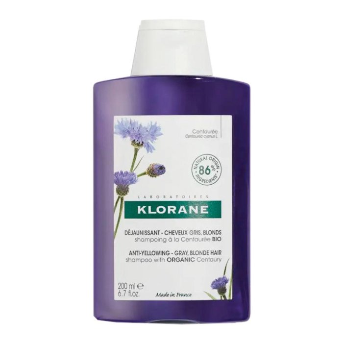 Klorane Shampoo alla Centaurea Bio Anti-Ingiallimento 200ml