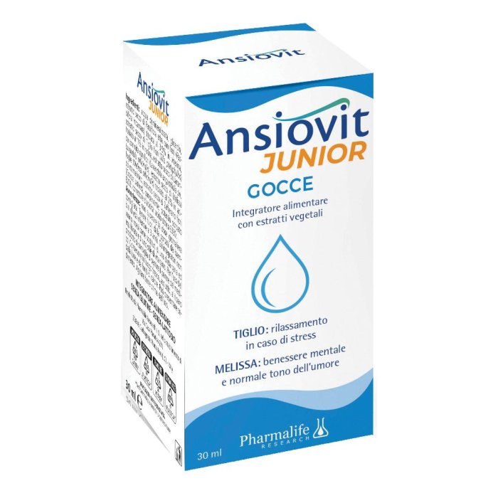 Pharmalife Research Ansiovit - Junior Gocce Integratore Calmante 30 ml