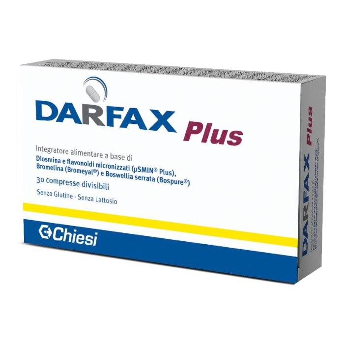  Darfax Plus Integratore Drenaggio e Microcircolo, 30 Compresse