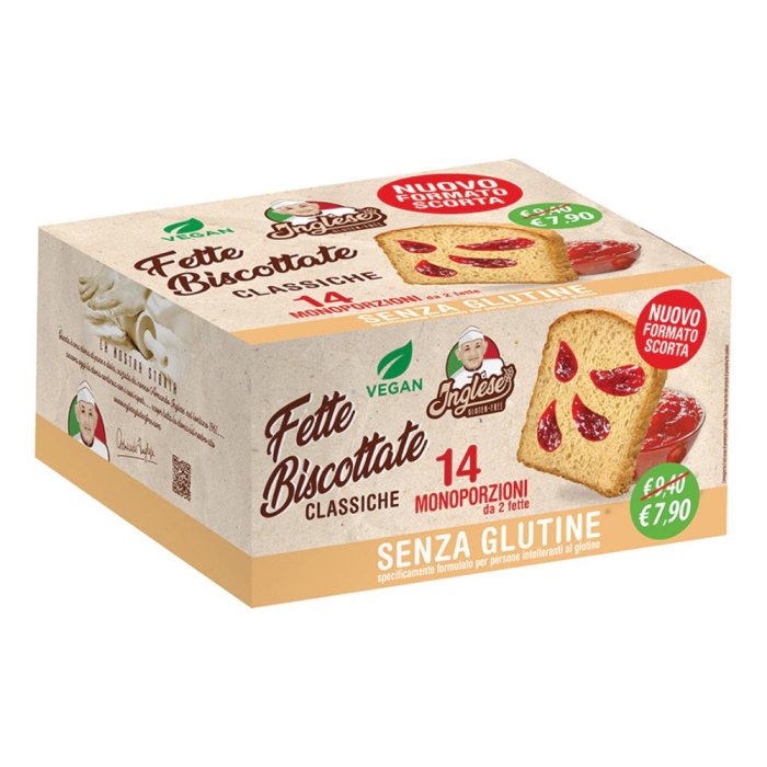 Inglese fette biscottate classiche - fette biscottate tradizionali da colazione