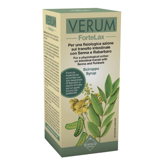 Verum Fortelax Sciroppo Integratore Alimentare Per Il Transito Intestinale 126g