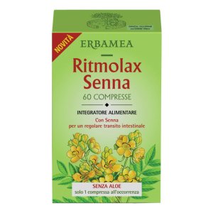 RITMOLAX Senna 60 Compresse Integratore a Base di Senna per Regolarità e Benessere Intestinale
