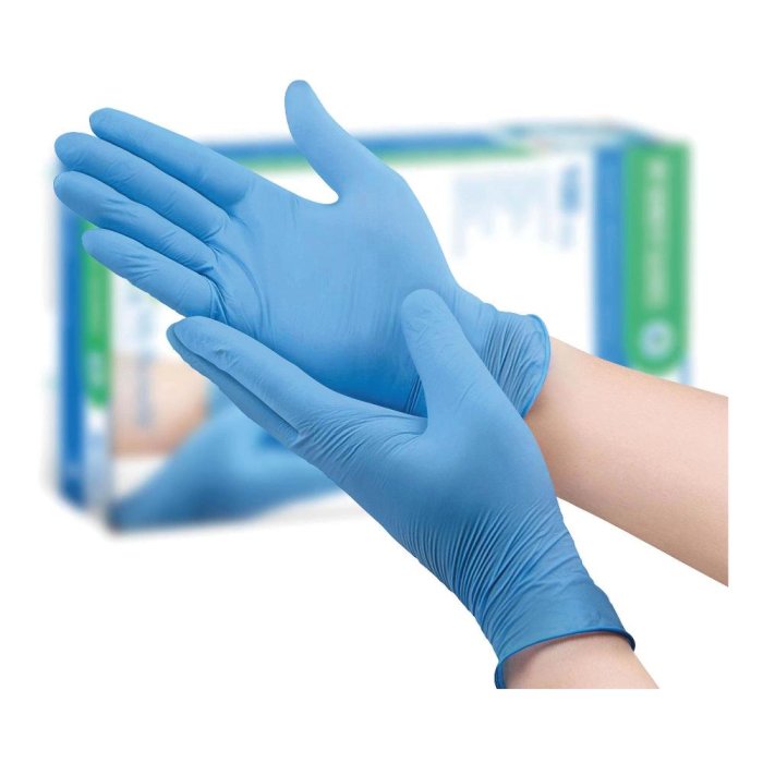 GUANTI Nitrile M 100pz LPPHARM