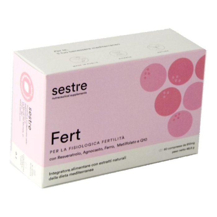 Sestre Fert Concepimento Integratore Fertilità Femminile 60 Compresse