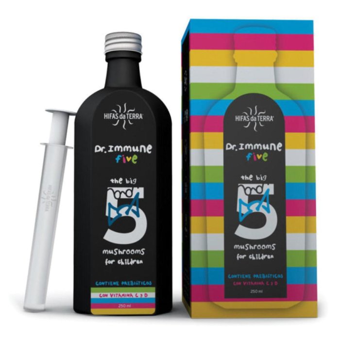 Dr Immune Sciroppo 250 ml Integratore Naturale per Sistema Immunitario e Difese Immuni di Adulti e Bambini