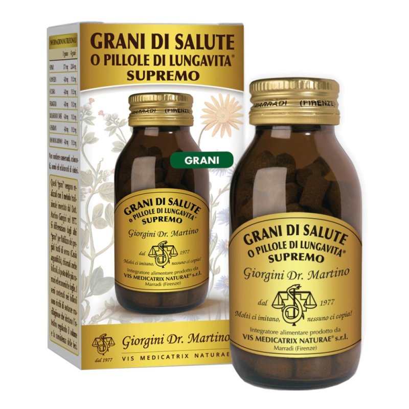  Grani Di Salute O Pillole Di Lungavita Supremo 90 G