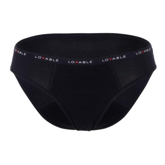 LOVABLE SLIP FLUSSO MEDIO NERO