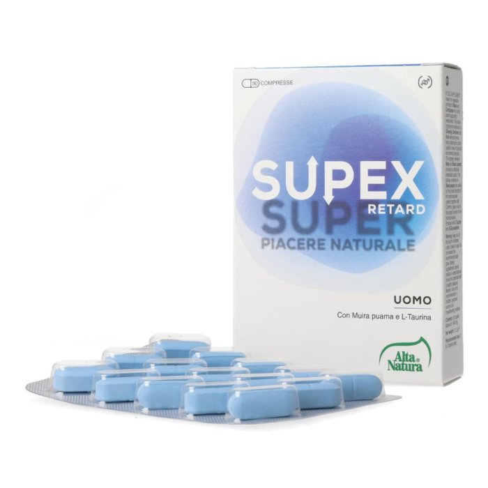 Supex Retard Uomo Integratore Alimentare 30 Compresse a Rilascio Prolungato per il Benessere Maschile