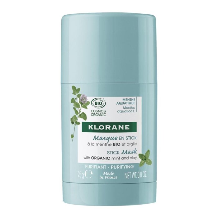 Klorane Maschera Stick Alla Menta Bio E All'argilla 25g