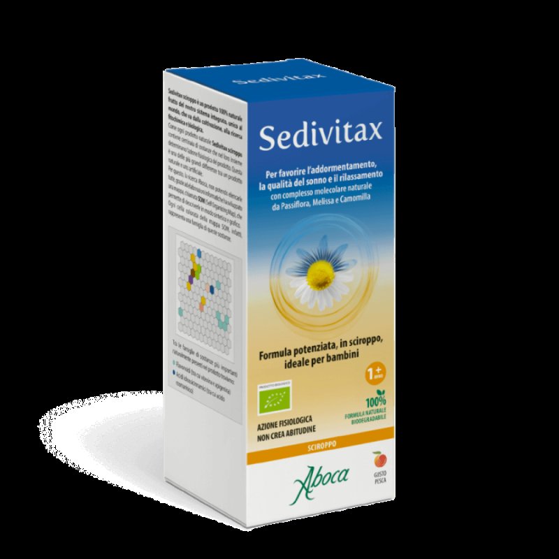 Aboca Sedivitax Advanced Sciroppo Integratore Disturbi del Sonno Sonno e Serenità 220g
