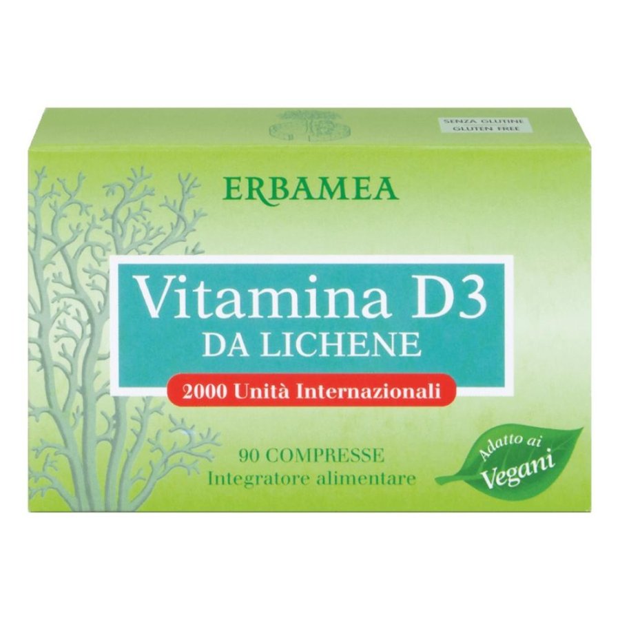 Erbamea Vitamina D3 90 Compresse Erbamea Vitamina D3 90 Compresse