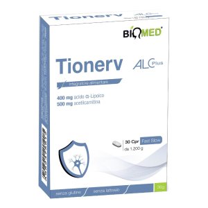 Tionerv ALC Plus Integratore Sistema Nervoso con Acetil L Carnitina 30 Compresse