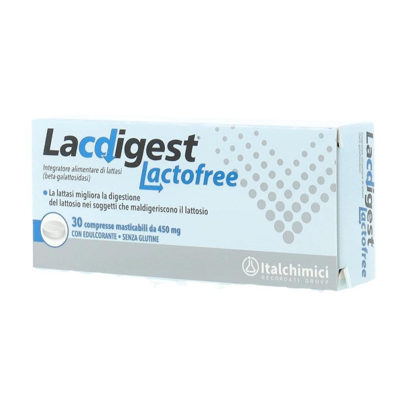  Lacdigest Lactofree 30 Compresse Masticabili