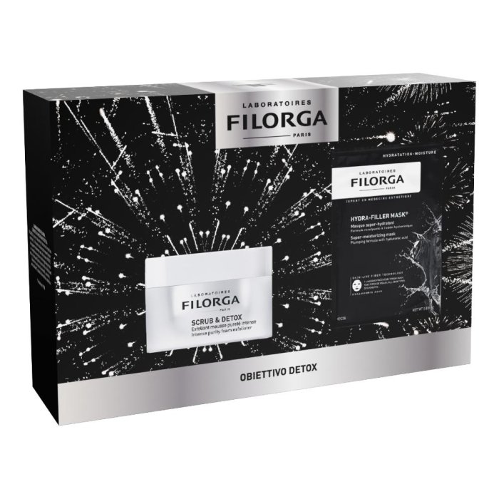 Laboratoires Filorga Italia Cofanetto Scrub & Detox Christmas Box 2021 Crema Viso e Maschera