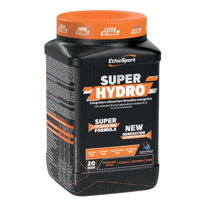 Ethicsport Superhydro Integratore Alimentare Idrosalino Energetico 500g