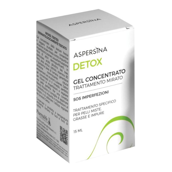 Pharmalife Research Aspersina - Detox Gel Concentrato Trattamento Mirato 15ml