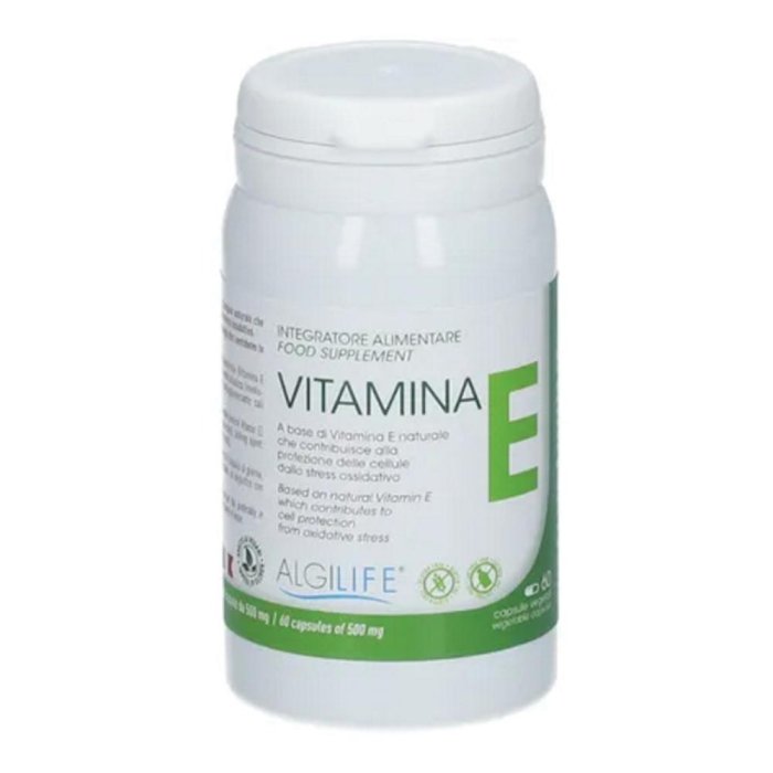 Vitamina E Algilife 60 Capsule Integratore Antiossidante per Pelle, Sistema Immunitario e Protezione dallo Stress Ossidativo