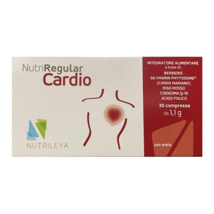 Nutriregular Cardio Integratore per il Benessere Cardiovascolare 20 Compresse
