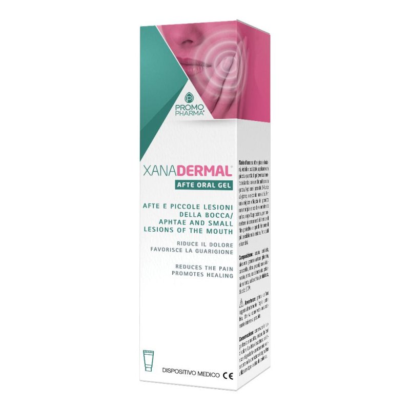 Xanadermal Oral Gel Afte 15 ml - gel orale per afte e irritazioni del cavo orale