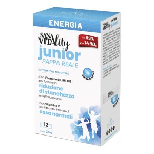 Paladin Pharma Sanavitality - Energia Junior Pappa Reale Integratore 12 Stick P