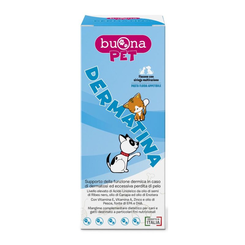 Buonapet Dermatina crema dermatologica lenitiva per cani e gatti flacone 90 grammi