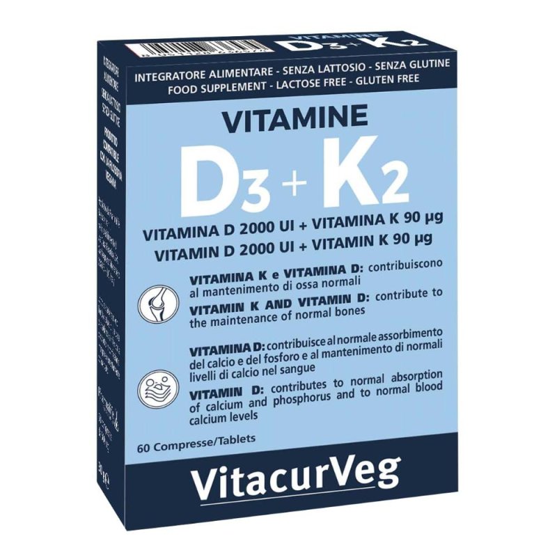 Vitamine D3+K2 60 Compresse