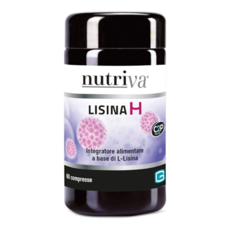 Nutriva Lisina H 60 compresse - integratore a base di L-lisina per difese immunitarie Nutriva Lisina H 60 compresse - integratore a base di L-lisina per difese immunitarie