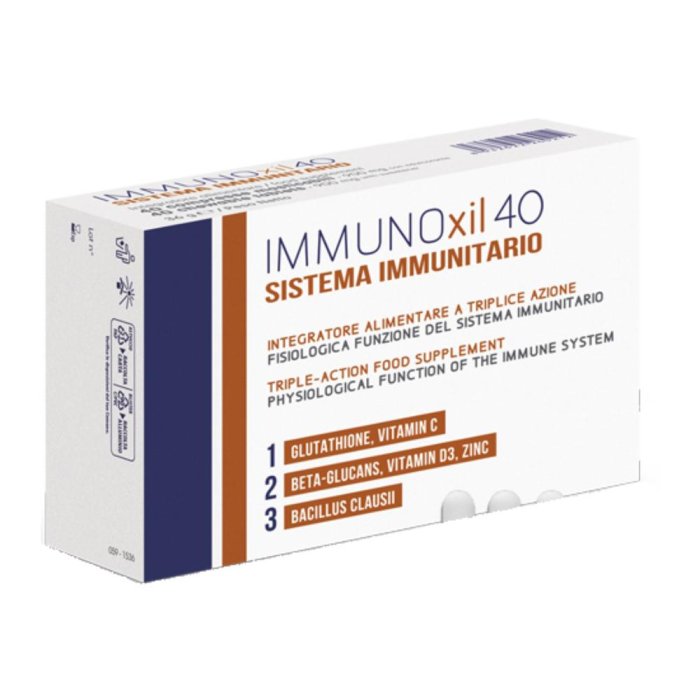 Immunoxil 40 sistema immunitario 40 compresse - integratore per difese immunitarie
