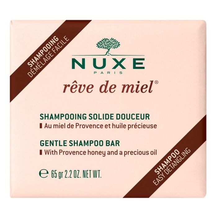 Nuxe Reve de Miel Shampoo Solido 65 g - shampoo al miele delicato e districante