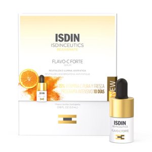 Isdinceutics Flavo C Forte Siero Antiossidante Viso in Fiala Monodose 1 Pezzo – Trattamento Antiage alla Vitamina C