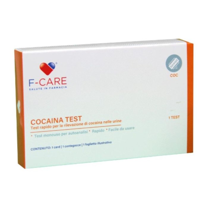 Farvima F-Care Cocaina Test Rapido Monouso per Autoanalisi 1 test
