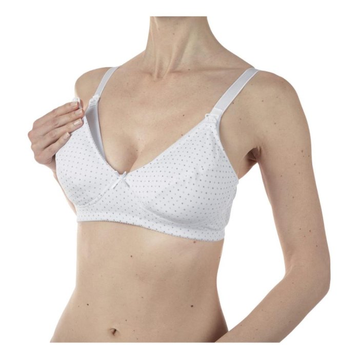 Mammy reggiseno microfibra allattamento bianco taglia 3 - reggiseno premaman per allattamento