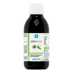 Nutergia Ergyepur 250 ml Integratore Depurativo per Fegato e Digestione, Drenante e Disintossicante