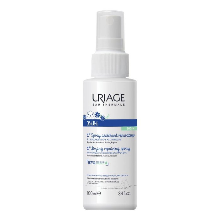 Uriage Bebe - 1er Spray Assorbente Riparatore con Cu-Zn 100 ml