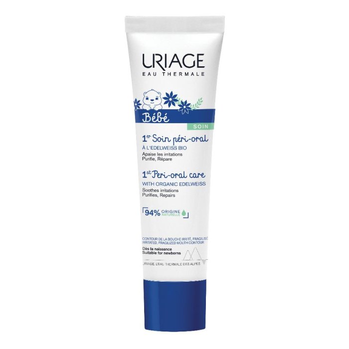 Uriage Bebe - 1er Soin Peri-Oral Trattamento Peri-Orale Lenitivo Riparatore,30 ml