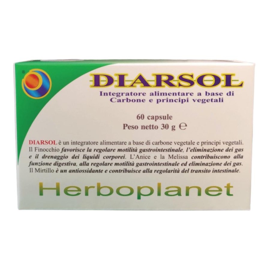Diarsol 60 capsule - integratore di fermenti lattici per equilibrio della flora intestinale Diarsol 60 capsule - integratore di fermenti lattici per equilibrio della flora intestinale