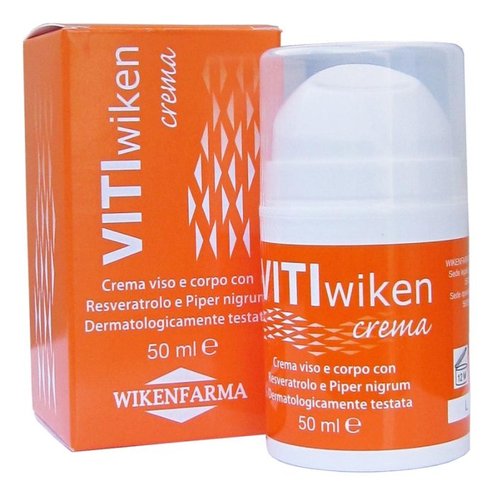 Vitiwiken Crema 50 ml – Crema Idratante Lenitiva per Pelle Secca e Sensibile