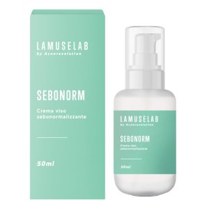 LaMuseLab Sebonorm Crema Seboregolatrice Viso Anti Imperfezioni, 50ml