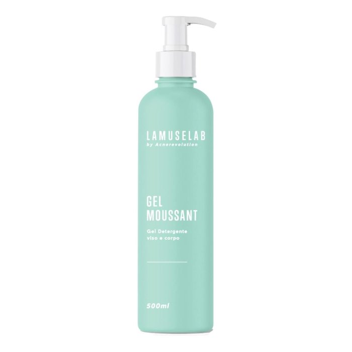LAMUSELAB Gel Moussant Gel Detergente Viso E Corpo 500 ml