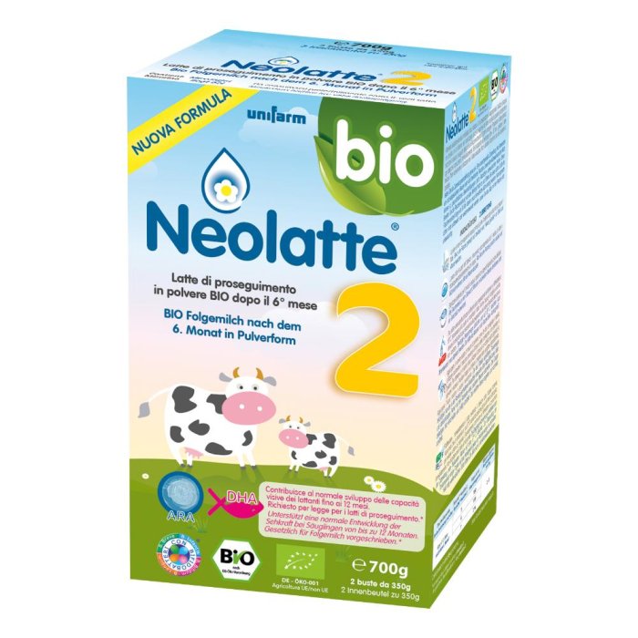 Neolatte 2 Bio Latte Di Proseguimento In Polvere 6M+ 2 Buste x 350g