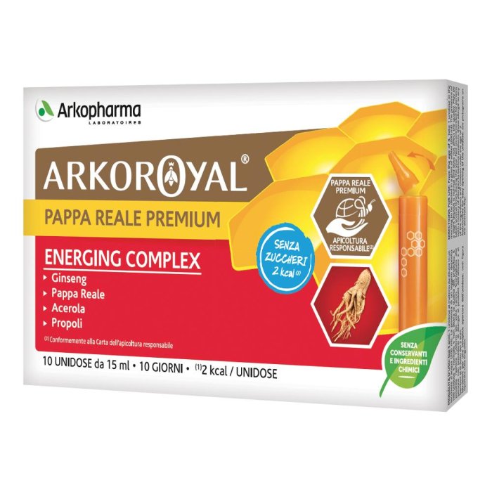 Arkopharma Energing Complex Senza Zucchero 10 Flaconcini Da 15ml