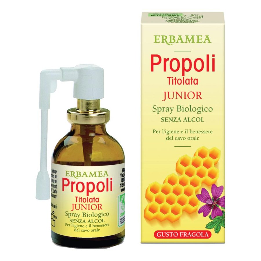 Erbamea Propoli Titolata Spray Junior Biologico 20 ml Erbamea Propoli Titolata Spray Junior Biologico 20 ml