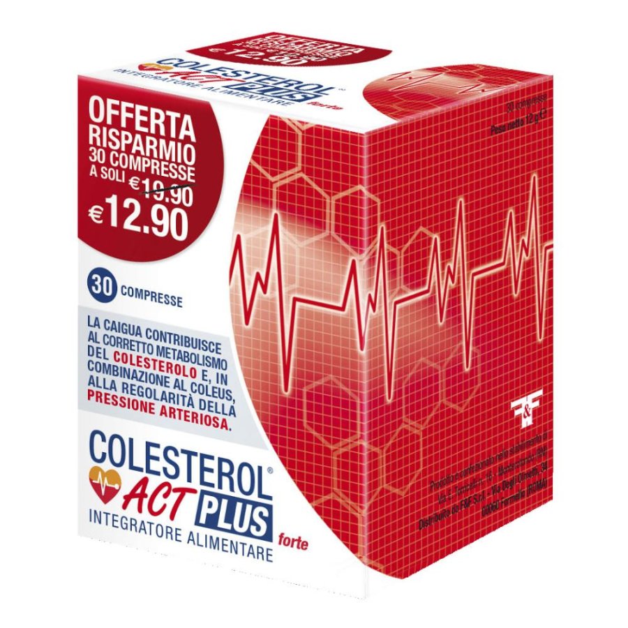 Colesterol Act Plus Integratore per il Colesterolo 30 Compresse