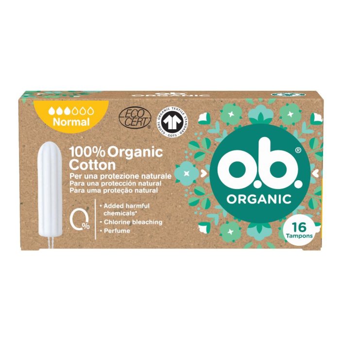o.b. ProComfort Normal 16 tamponi - tamponi interni con tecnologia ProComfort