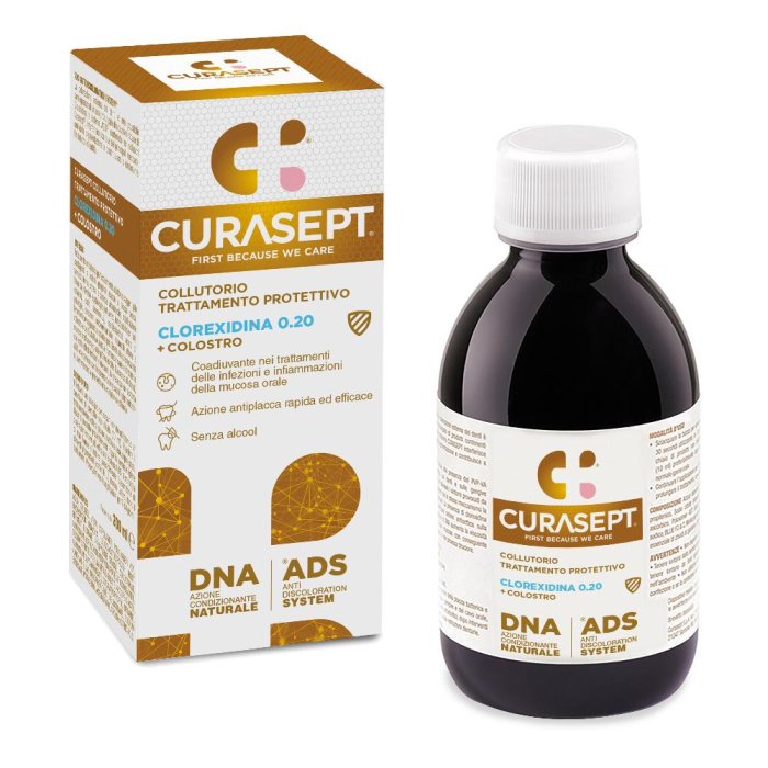 Curasept Collutorio ADS + DNA Trattamento Protettivo 200 ml