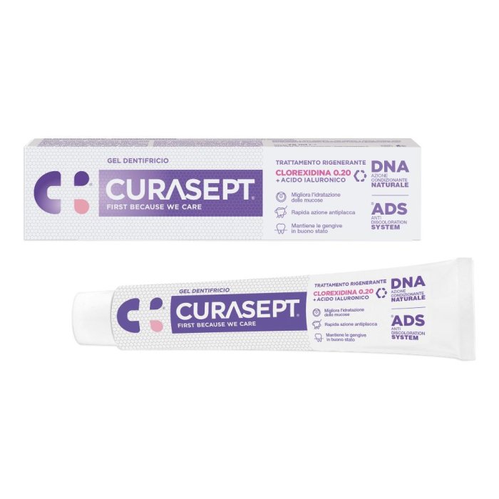 Curasept gel dentifricio Ads Dna trattamento rigenerante 75 ml