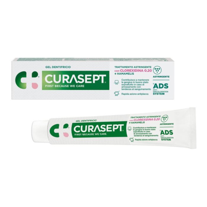 Curasept Cura e Prevenzione dei Problemi Dentali Gel Dentale 0,20 Clorexidina e Hamamelis 30 ml