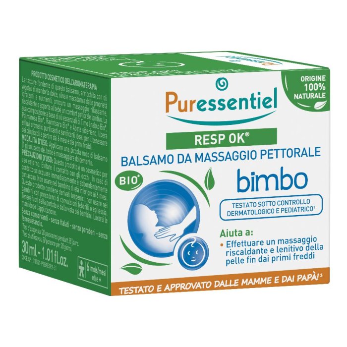 Puressentiel Resp OK - Balsamo Pettorale Da Massaggio Bimbo 30 ml