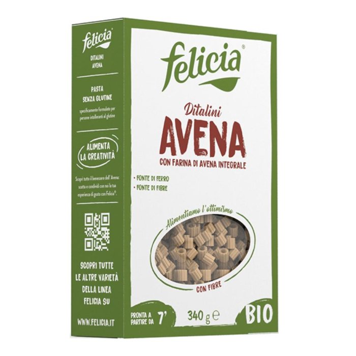 Felicia Ditalini di Avena Integrale Pasta Senza Glutine Biologica
